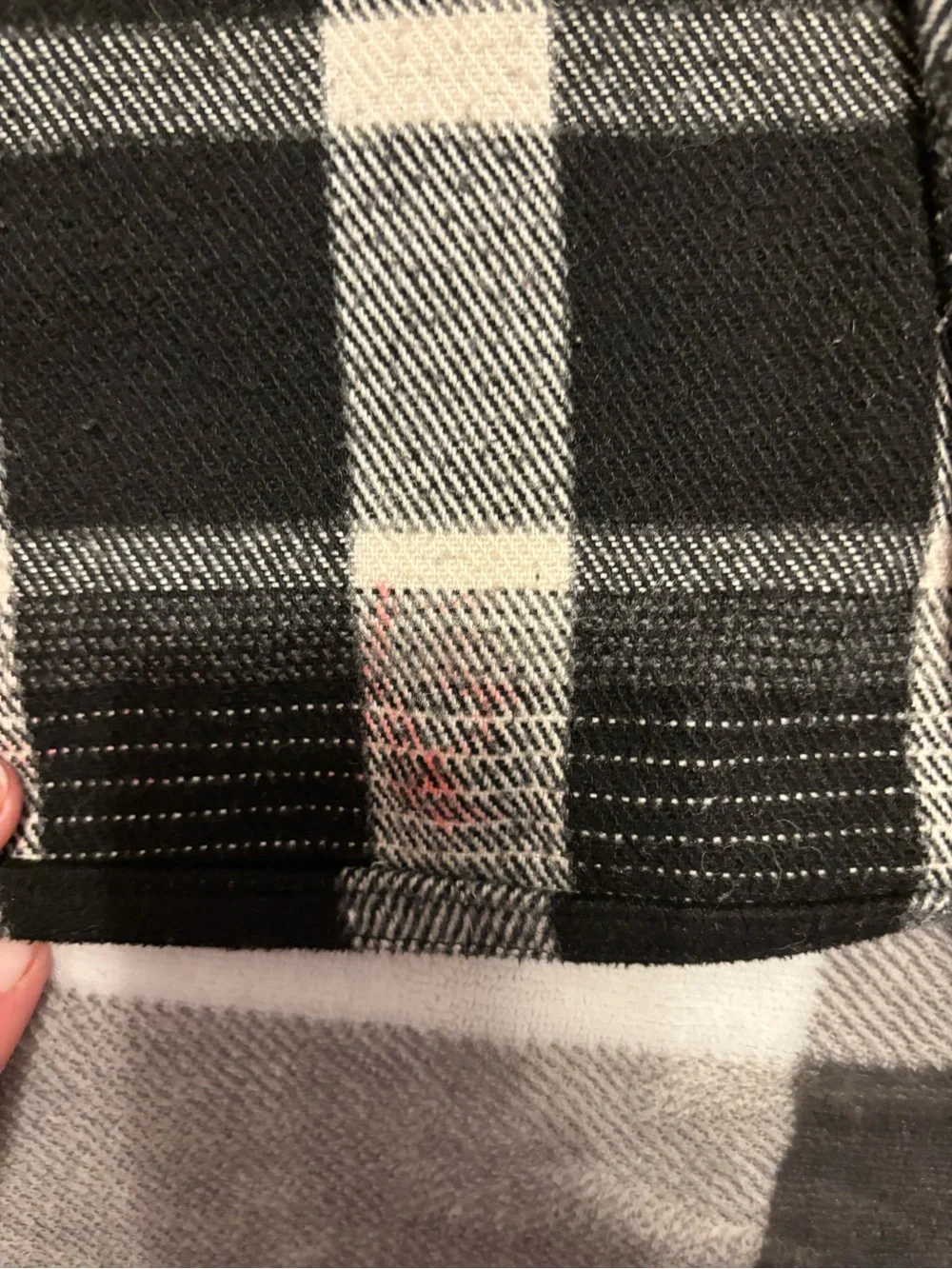 Old Navy Kids Black & White Plaid Shirt-Jacket